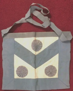 Alter Freimaurer-Schurz, wohl aus den 1940er Jahren - Bild 1 von 2