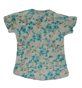 Masai Damen Tunika Top Kleid XL Gizan Tunika Knopfleiste Crush Look Taille Cinch - Bild 1 von 12