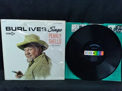 Burl Ives Sings Pearly Shells & other favs Vinyl LP Decca records DL 74578 1964 - Image 1 of 4