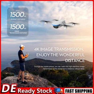 Follow Me GPS-Drohne 4K HD-Kamera 5G FPV RC Quadcopter mit Akku (weiß) DE - Bild 1 von 8