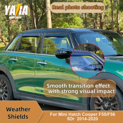 Luxury Weather Shields Weathershields for MINI Hatch Cooper 2014-2020 F55/F56 — 第 1/4 张图片