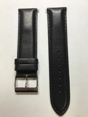 Cinturino Guess Originale Pelle Liscio Nero Ansa 22 mm Largo 22 mm W10562G3 - Immagine 1 di 2