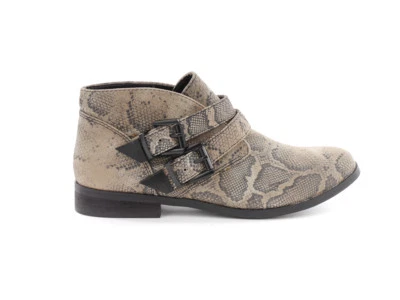 Volcom Stiefelette Absatzschuh Boots braun Getter Schnalle modisch - Bild 1 von 4