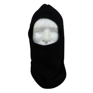 Masque facial moto polaire sous casque balaclava NOIR