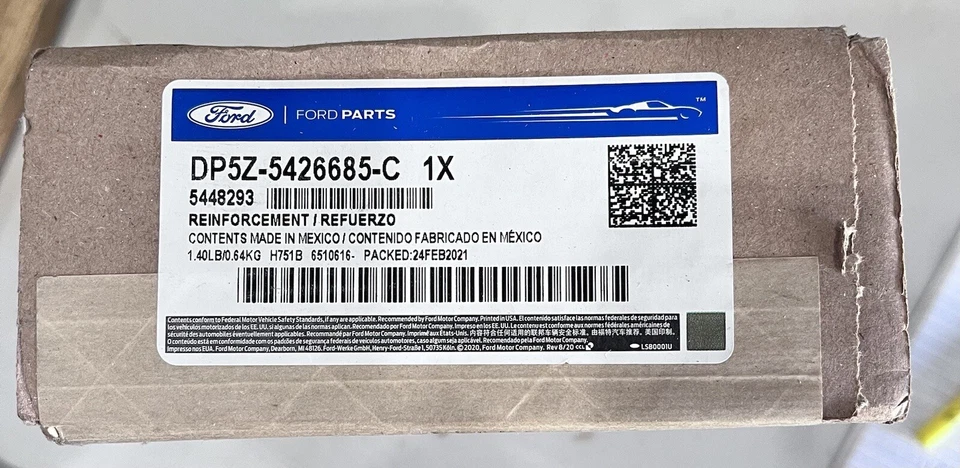 Ford DP5Z-5426685-Ceinforcement 2013-2019 Lincoln MKZ DP5Z5426685C Foto 1 de 1