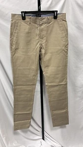 J Crew 1040 athletische konische Passform Stretch-Chinohose - khaki - Größe 34/36 - Bild 1 von 4