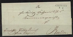 Carta con contenido 1833 cremas - Berlín #l563 - Imagen 1 de 1
