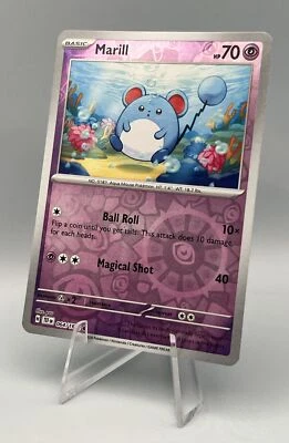 064/162 Marill - SV05 Temporal Forces - Reverse Holo NM Pokemon - Image 1 of 2