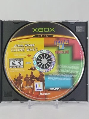 Star Wars: The Clone Wars/Tetris Worlds (Microsoft Xbox, 2003) Tested Working - Image 1 of 2