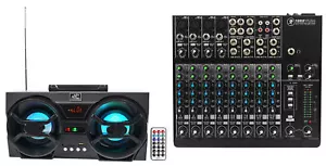 Mackie 1202VLZ4 12-ch Analog Low-Noise Mixer w/ 4 ONYX Preamps + Free Speaker ! - Picture 1 of 7