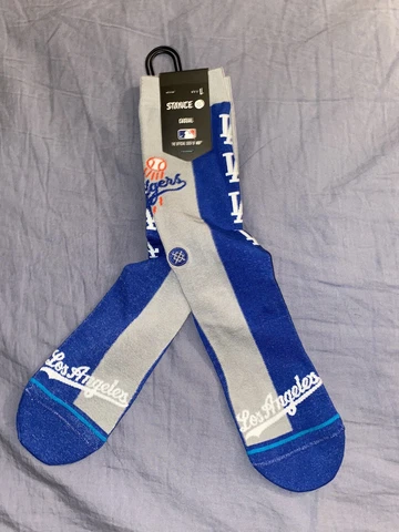 STANCE LOS ANGELES DODGERS MLB Baseball Split Crew Socks Adult Size Large L Cover