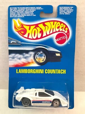 风火轮 LAMBORGHINI COUNTACH 1990 蓝色卡国际编号 #(美国 #60)3794 — 第 1/4 张图片