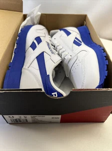 Reebok Classic Leather Men's Shoes White/blue - Picture 1 of 12