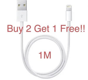 iPhone Charger Cable USB Fast Lead For Apple iPhone 6 7 8 X 11 12 13 14 Pro Max - Picture 1 of 3