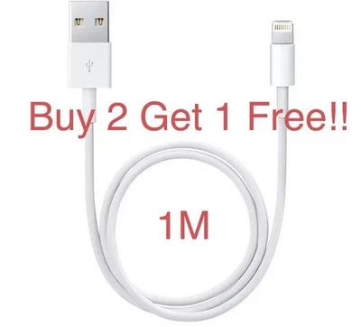 iPhone Charger Cable USB Fast Lead For Apple iPhone 6 7 8 X 11 12 13 14 Pro Max - Image 1 of 3