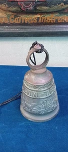 Antike Messing Glocke Vocem-Meam-Aovime-Tangit. Antike Quaste. - Bild 1 von 11