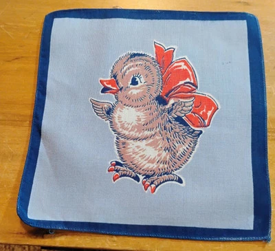 Pañuelo de algodón azul para niños en muy buena condición Foto 1 de 2