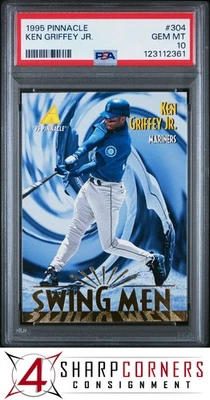 Pinnacle #304 Ken Griffey Jr. Mariners Hof 1995 PSA 10 Foto 1 de 3