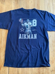 Reebox Troy Aikman Hall Of Fame Tshirt Size Medium  - Picture 1 of 3