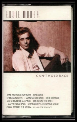 1986 Eddie Money Can't Hold Back Cassette Album Columbia Records Rock Music - Image 1 of 2