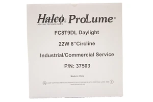 Prolume 37503 FC8T9/DL Fluorescent 22W 8" Circline Circular Light Bulb Cool W - Picture 1 of 3