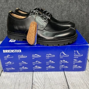 Birkenstock Timmins Oxford Leather Lug Sole Lace Up Dress Shoes EU 40 M7 W9 - Picture 1 of 10