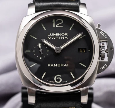 Panerai 392 Luminor Marina 42 mm 3 Days 1950 Black Dial PAM00392 PAM392 PAM - Image 1 of 4