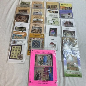 Posten 23 Patchwork Quilt Shop Muster Quilts Überwürfe Tragetaschen - Bild 1 von 9