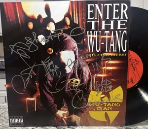 Wu-Tang Clan Signed Autograph Album Record Vinyl Enter The Wu-Tang SWAU - Picture 1 of 2