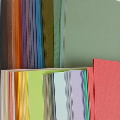 Cardstock – 12"x12" Mixed Lot of 174 Sheets Solid Various Weights Craft Ephemera - Image 1 of 4