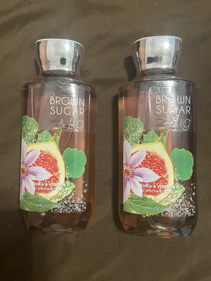BATH AND BODY WORKS 2   BROWN SUGAR  & FIG SHEA  VITAMIN E  SHOWER GEL - Image 1 of 1