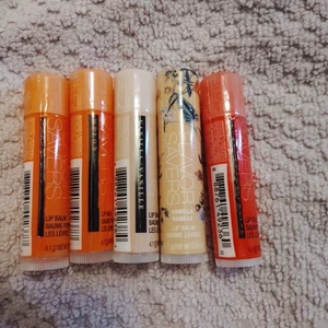 Lote de 5 bálsamos labiales Avon Flavor Savers fresa, melón, vainilla - Imagen 1 de 4