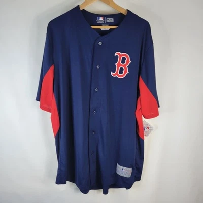 Nuevo con etiquetas Calcetines Boston Rojo MLB Mercancía Genuina Camiseta SS TX3 Genial Ventilado Talla 2XL Foto 1 de 4