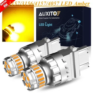 CANBUS 3157 4157 4057 4157 23-LED Turn Signal Light Bulbs Anti Hyper Flash Amber - Picture 1 of 23