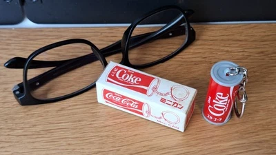 Vintage Coca-Cola Mini Can Keychain with Original Box – Japan Exclusive – Rare - Image 1 of 4
