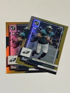 2022 Panini Donruss Jalen Hurts #171 Press Proof Premium 2 Card Lot - Bild 1 von 1