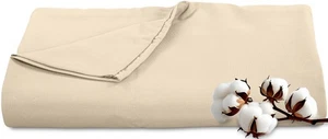 300 Thread Count 100% Long Staple Combed Cotton Flat Sheet - Super Soft - Top... - Picture 1 of 9