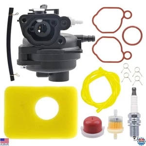Carburador y filtro de espuma para motores verticales B&S 300E 450E 500E cortacésped - Imagen 1 de 6