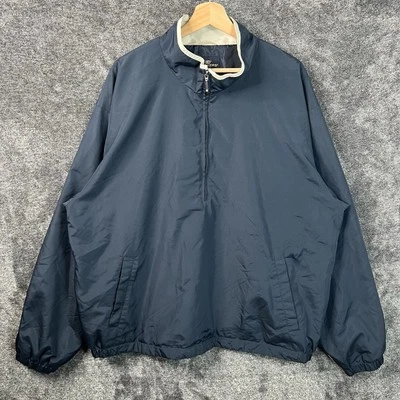 Cortavientos de golf Dockers vintage media cremallera azul blanco para hombre talla 2XL manga larga Foto 1 de 4