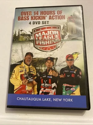 Major League Fishing MLF 2013 General Tire Summit Cup 4 Dvd Set Chautauqua Lake - Image 1 of 4