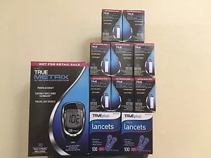 TRUE Metrix Blutzuckerteststreifen 400 CT + GRATIS Messgerät KIT, 200 Lanzetten + Gerät - Bild 1 von 3