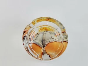 Heavy Glass Ashtray with 3.25" wide - Picture 1 of 3
