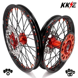 KKE 21/18'' Cast Wheels Rim Fit KTM EXCF SXF XC SX SXF 125-530CC 2003-2025 Discs - Picture 1 of 12