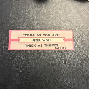 1 JUKEBOX TITLE Strip Peter Wolf Come As You Are/Thick As Thieves Emi 45