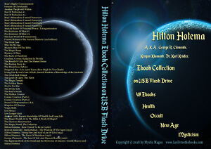 Hilton Hotema Collection 49 Books On USB Set Occult God Sphinx Consciousness Age