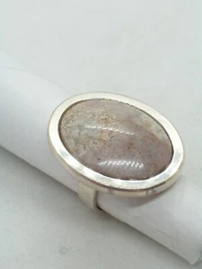 ANELLO in ARGENTO 925 con AGATA naturale - pietra dura - - Picture 1 of 9