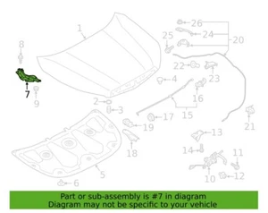Genuine Subaru Hinge 57260SJ0109P - Picture 1 of 1