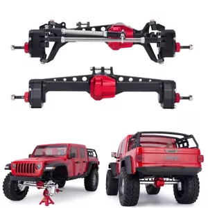 Actualización AR45P ejes de portal desplazados delanteros traseros para 1/10 RC oruga axial SCX10 III - Imagen 1 de 24