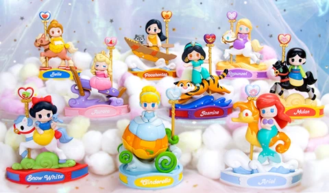 52Toys X Disney Princess Merry-go-round Series Confirmed Blind Box Figure HOT! Cover