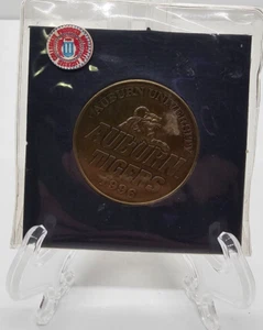 vintage 1993 Alburn Tigers football collector Coin metal with schedule - Picture 1 of 3